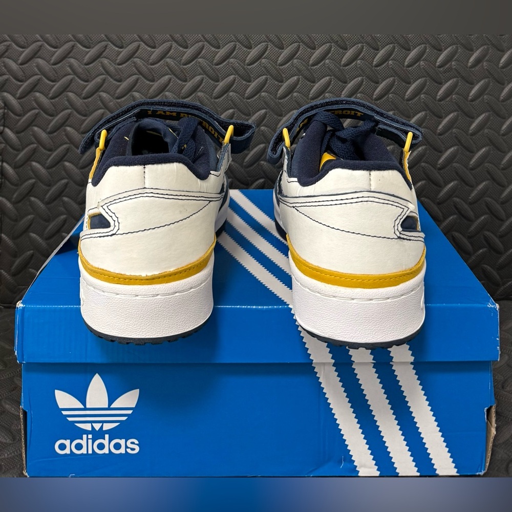 Adidas Originals Forum 84 Low IF7987 Detroit 313 Sneakers Mens Size 9.5 - Picture 5 of 7